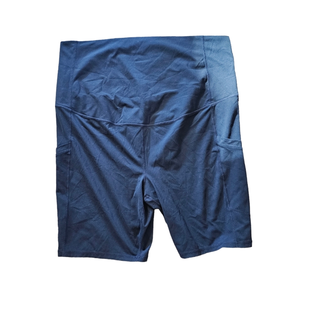 Women’s Navy Bike Shorts with Side Pockets
